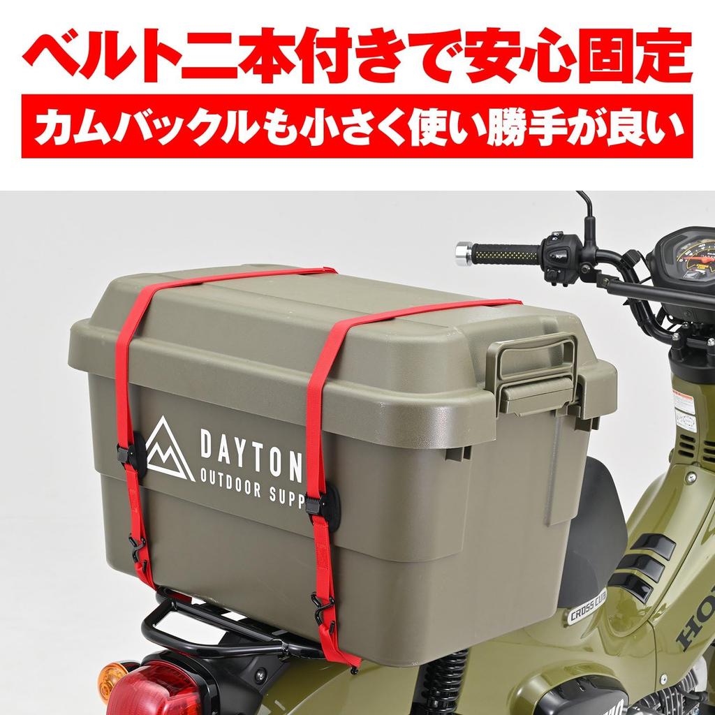 Daytona 42069 Motorcycle Lashing Belt, Set of 2, Cam Buckle Type, Load Capacity 220.5