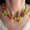 Colorful Beads Multi Layer Choker Stackable Bohemian Collarbone Chain  Vacation