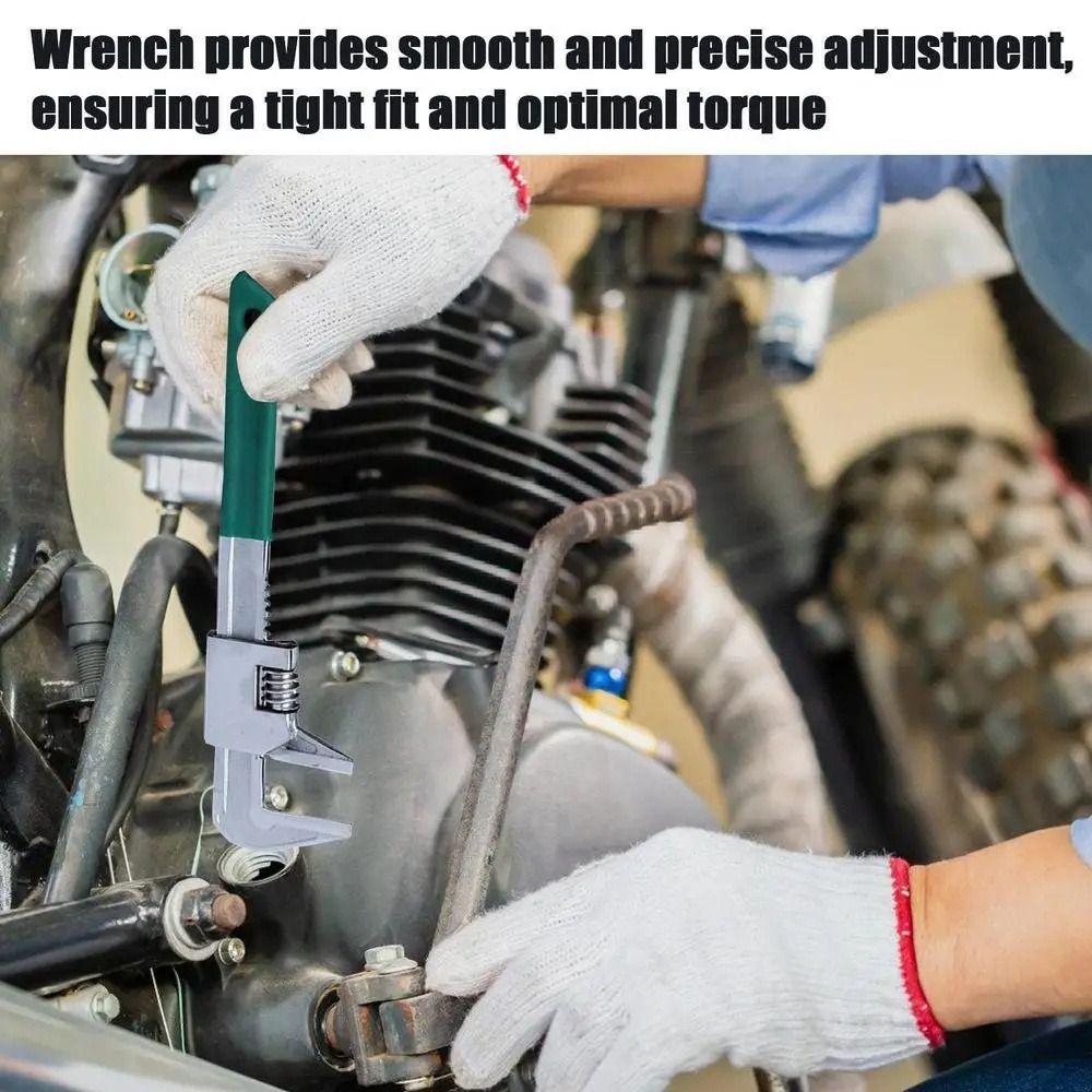 Adjustable F-Type Adjustable Wrench Flexible Ratchet Torque Pipe Spanner Bathroom