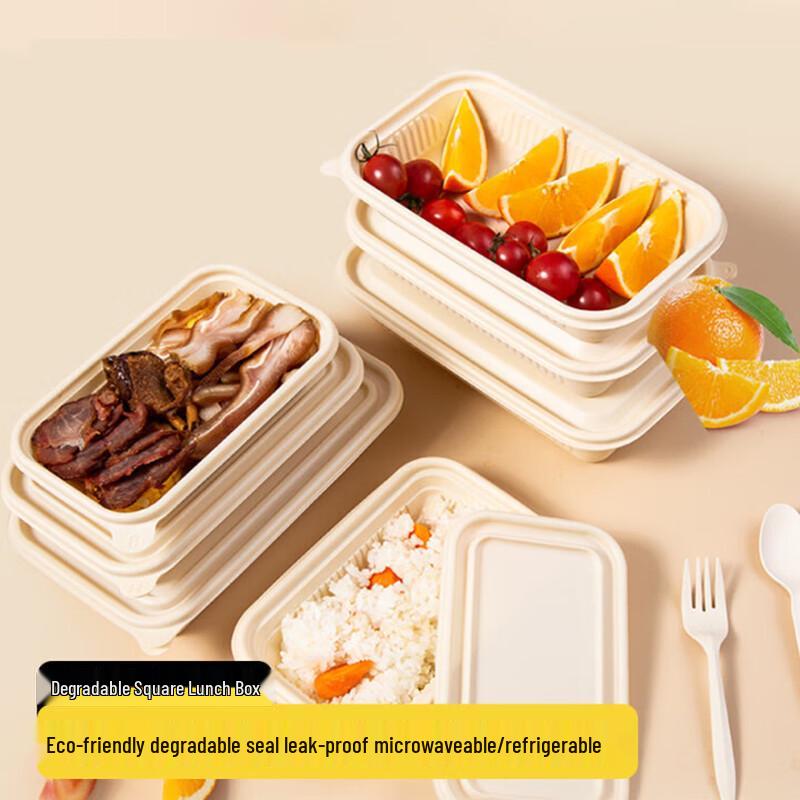 Eco-Friendly Disposable Corn Starch Food Containers