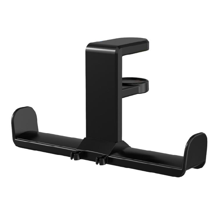

Solid Headphone Holder with 360 Rotating Clamp, Under Desk Design, Controller Management Headphone Controller Holder чорний