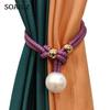 Drapery Holdback Nice-looking Fine Workmanship Reusable Ball Magnetic Curtain Buckle Holder for Bathroom