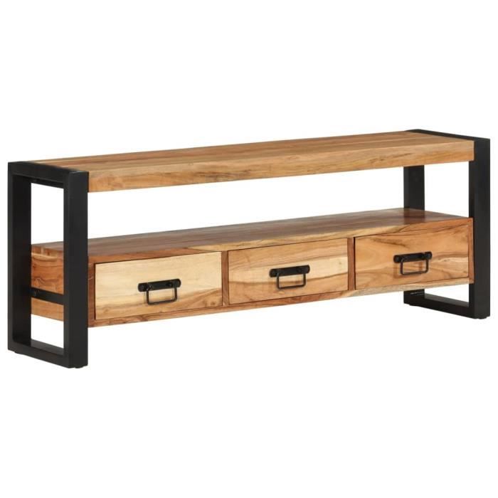 VidaXL TV Stand 120x30x45 Cm Solid Acacia Wood 351670