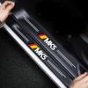 ASRHP1 Carbon Fiber Stickers for Volkswagen VW MK5 Badge Auto Door Entry Pedal Guards Tape Car Door Threshold Sill Scuff Plate Decals