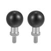X AUTOHAUX 25mm Motorcycle Ball Mount Portable Tripod Ball Adapter Auto Bike Rearview Mirror