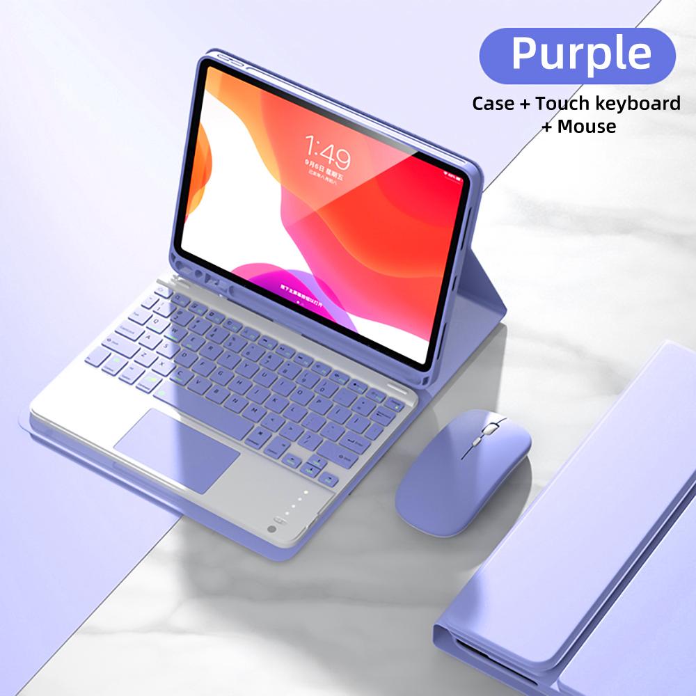 Case Keyboard For iPad Air 11 13 2024,For iPad 10.2 7/8/9th 10th Generation,Air 4 5 10.9'' Pro 11 12.9 Cover With Pencil Holder