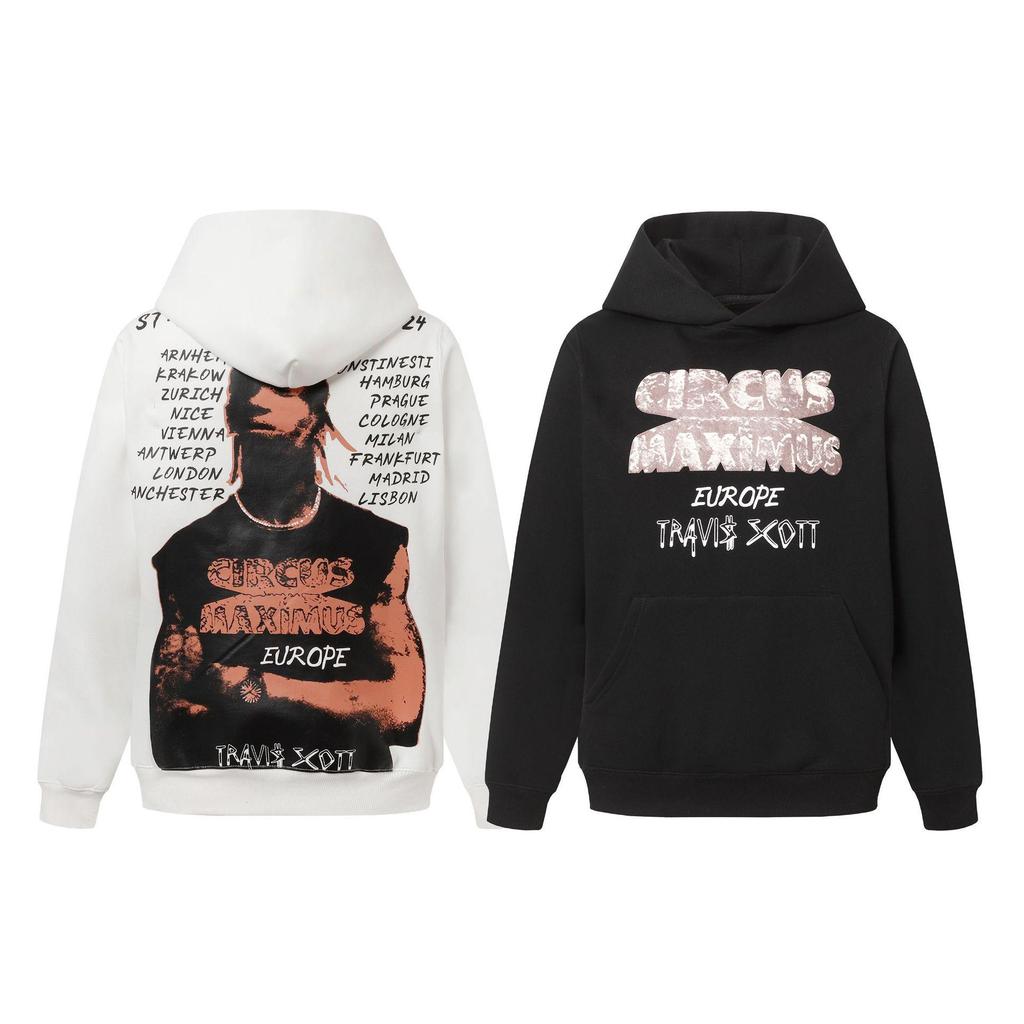 Outfit Trendy Hip Hop Travis Scott Collaborazione Felpa e Pantaloni