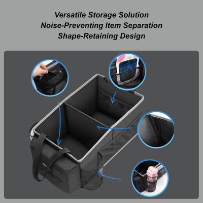 Organisateur de coffre pour SUV Boîte pliable grande capacité Contenant de rangement pour siège arrière de voiture pour camion Sedan Pickup Scooter SUV Cargo