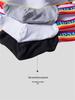 Rainbow Men's Double Thong: Seductive Erotic Pouch & Buttocks Revealing T-Pants OR505