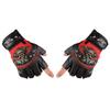 Punk Motorcycle Gloves Half Finger Wear-resistant Flexible Dexterous Gloves
