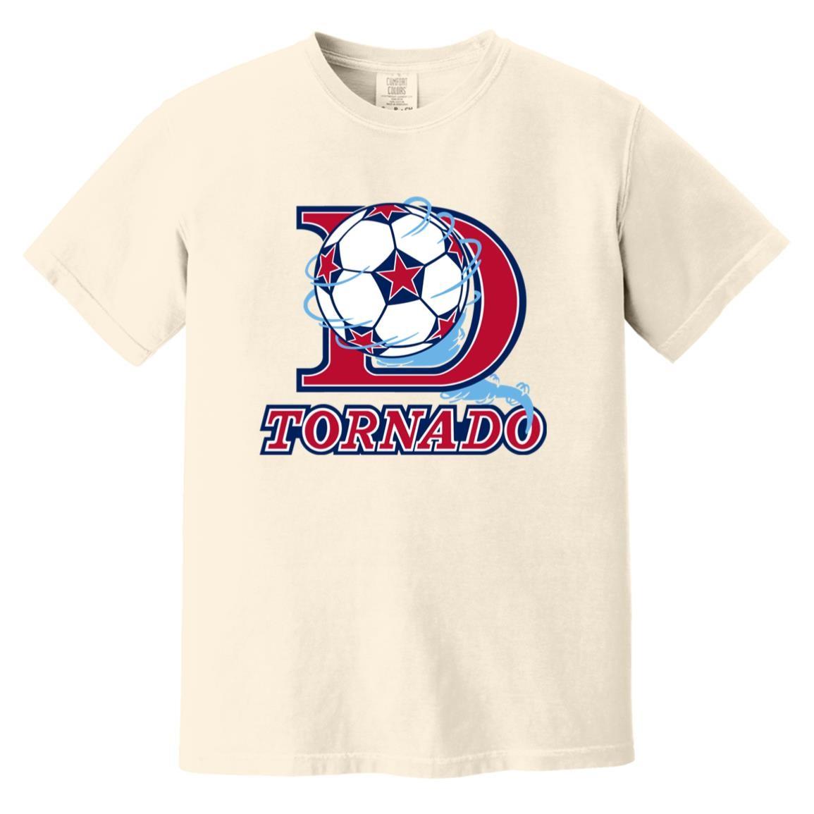 Dallas Tornado T-shirt Heavyweight Vintage Colors | NASL Soccer Team S