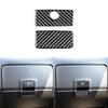 2Pcs Carbon Fiber Glove Box Cover Trim For Silverado GMC SIERRA 2014-2018