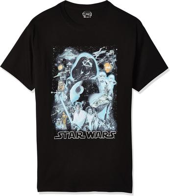 Star Wars Mens Galaxy of Stars Graphic T-shirtT-Shirt