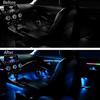 Symphony 18IN1 Car Interior Lighting LED Strip Neon Auto Ambient Lights RGB Waterproof with App Control LED Car Atmosphere Light