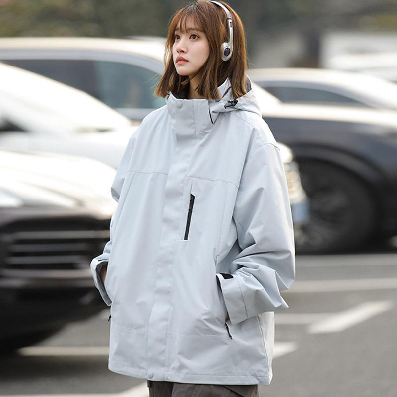 2024 Unisex Outdoor Windproof & Waterproof Jacket with Detachable Liner for Travel, Hiking, & Mountaineering