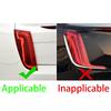 For Cadillac XTS 2013-2019 Real Carbon Fiber Rear Bumper Taillight Panel Decorative Strips Car Accessories Decoration Sticker