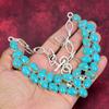 Arizona Turquoise 925 Solid Sterling Silver Necklace With Adjustable Chain, Handmade Gemstone Jewelry Necklace For Memorial Day