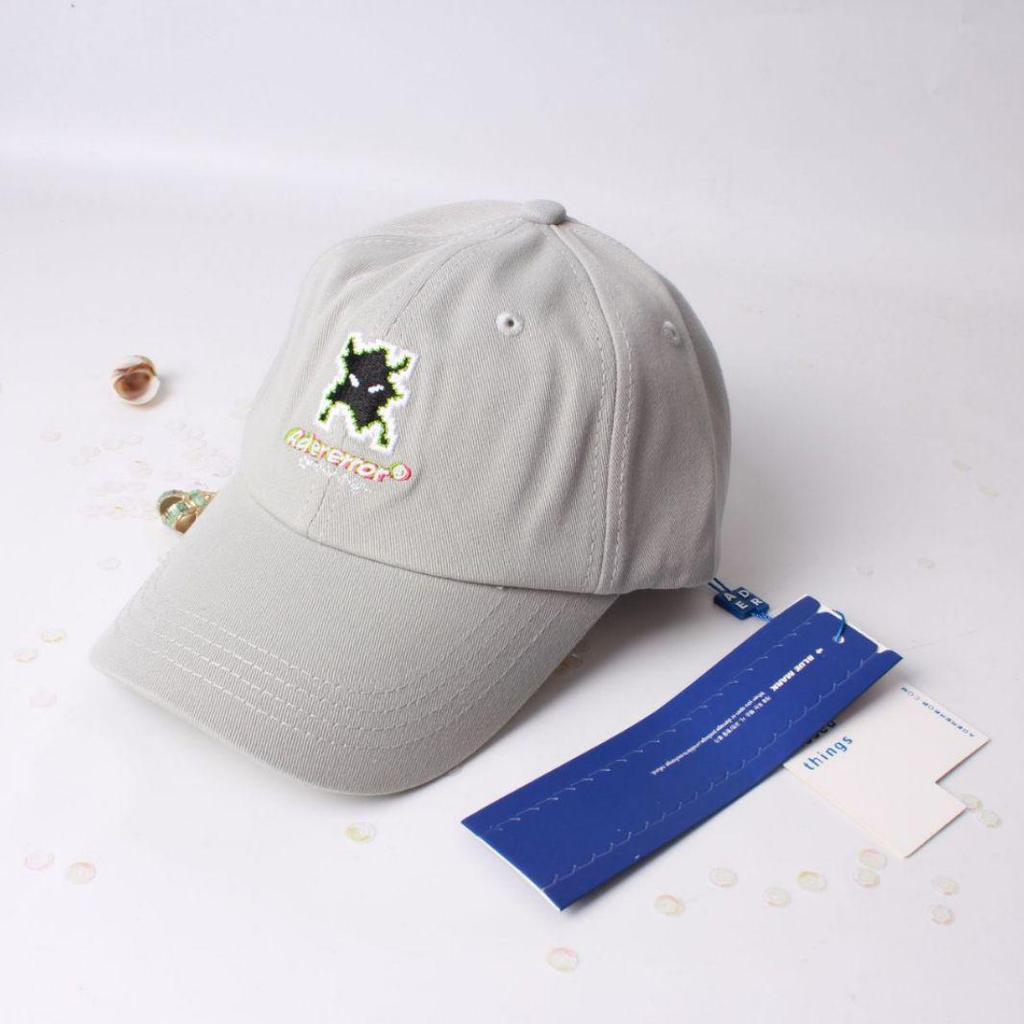 Little Monster Ader Korean Style Embroidered Casual Baseball Cap - Trendy Unisex Fashion Letter Duckbill Hat
