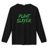 Vegan Vegetarian T Shirt Funny Plant Slayer vintage Washed streetwear Versatile Unisex Breathable Stretched fashion Casual