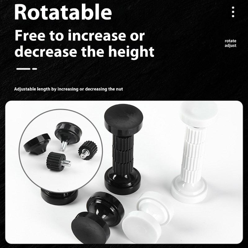 4Pcs Adjustable Leveling Feet Bed Frame Anti-Shake Tool Telescopic Support Furniture Headboard Fixator Easy To Install