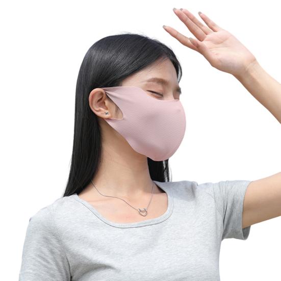 Three-dimensional Face Guard, Windproof Slimming Version Face Guard with 3D Eye Corner Protection, Moisturizing Fabric Hyaluronic Acid Sun Protection