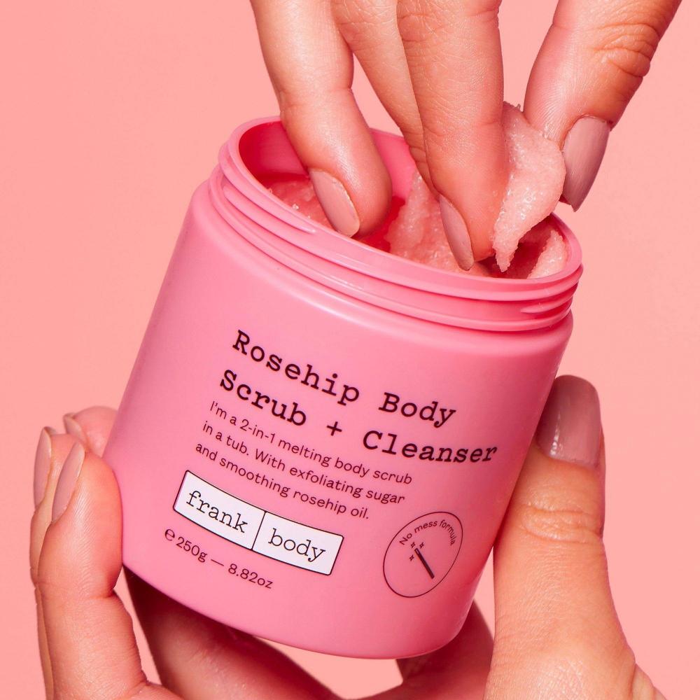 Frank Body Rosehip Body Scrub + Cleanser 8.82 Oz