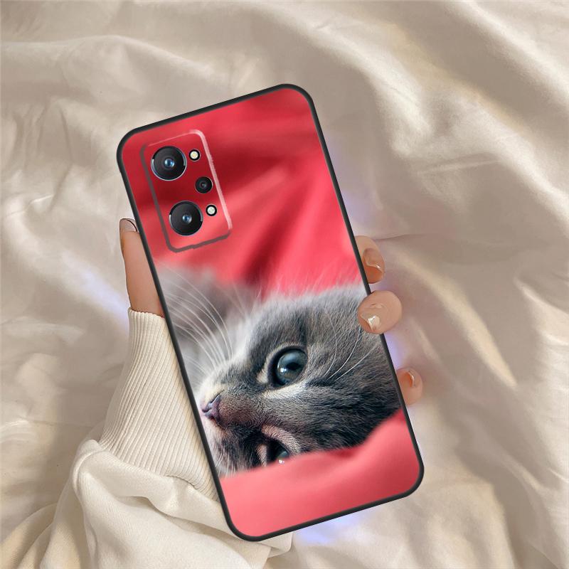 Cute Cat Animal Case For Realme 15 14 11 12 13 Pro Plus C65 C67 C71 C63 C61 C55 C51 C53 C35 C75 GT6 GT7 Pro