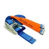 AVIELAN Lashing Belt, 50mm Wide, R-Hook (Compatible with Track Rails), 3m Winding, 1.0m Fixed, Blue (Right-Handed)