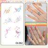 Small Pattern Simple Butterfly Flowers Color Tattoo Back Girls Lasting Tattoo Stickers Waterpro X7M8