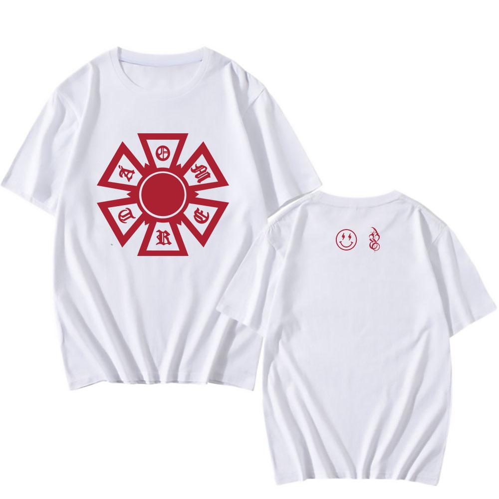 

J Balvin Ryan Castro Tees Short Sleeve 100%Cotton Soft T-shirt Unisex Streetwear O-neck Graphic Merch T-shirts Men Women summer Tops Anime T-shirt XS белый
