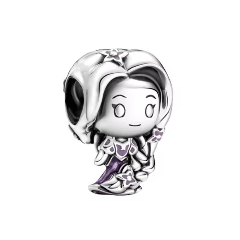Hot Sell MINISO Disney 925 Silver Animals Mobilization Charms Beads Hot Original Bracelet Trinkets DIY Jewelry Women
