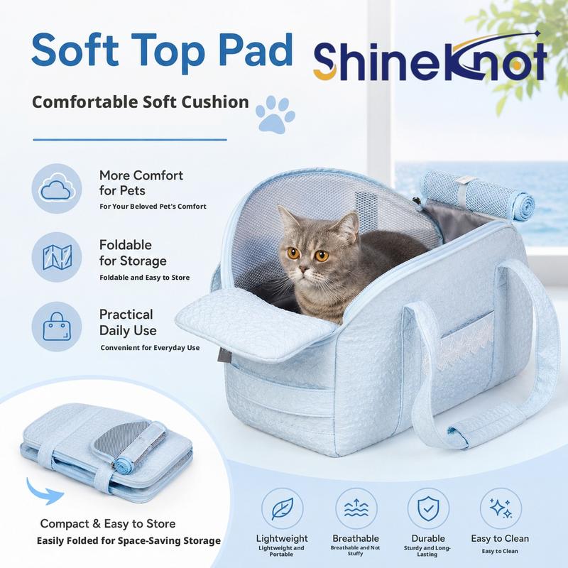 SHINEKNOT Spring And Autumn Pet Small Cat Bag Dog Bag Handheld Portable Breathable Pet Travel Bag