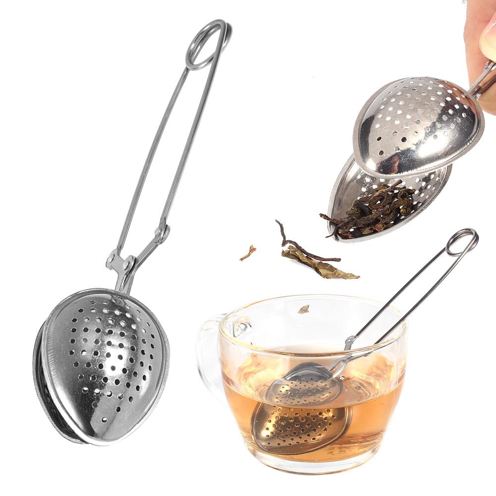 Stainless Steel Loose Tea Infuser Leaf Strainer Filter Diffuser Herbal Spice Water drop Pincher