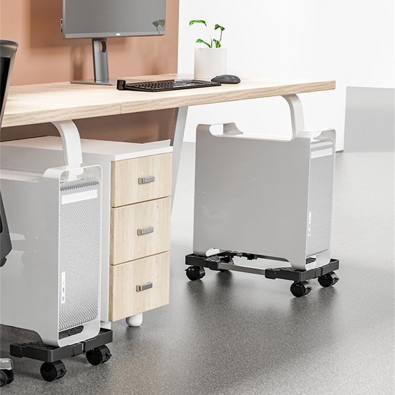 Bilgisayar Kulesi Standı Ayarlanabilir Mobil CPU Standı CPU Tutucu PC Kulesi Standı, Tekerlekli Tekerlekler Pc Zemin Yükseltici Standı