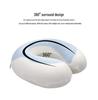 U-Shaped Memory Foam Neck Pillow with Cooling Gel, Perfect for Office, Travel, and Neck Support.