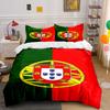 Portugal Flag and Emblem. Bedding Sets Duvet Cover Sets Duvet Covers Pillowcases(1 * Duvet Cover 2 * Pillowcases Without Duvet Insert)