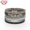 European Retro Handwoven Pearl Bracelet with Alloy Buckle and Tree of Life Charm