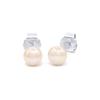 Earrings - Pearls & Colors - Freshwater Cultured Pearl - Pink Pearl - 925 Sterling Silver - AAA+ Quality - Woman
