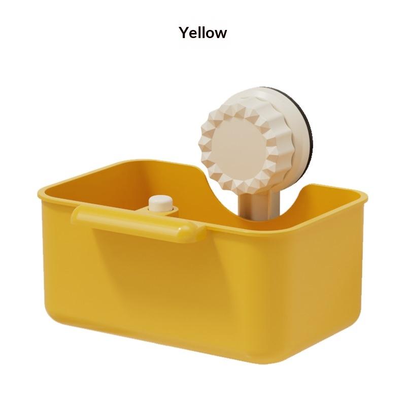 Panier Crépine d'Évier Bassin de Lavage d'Évier Filtre Anti-Fuite Bassin Ventouse Support Type Pression en un Clic Évacuation Grille Rangement