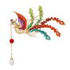 Elegant Chinese Phoenix Brooch: Pearl Pin for Women, Ideal for Qipao & Suits
