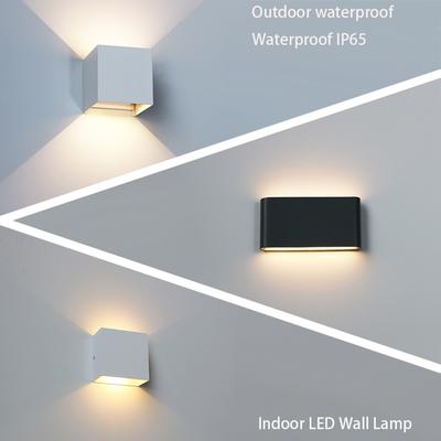 Modern Su Geçirmez LED Duvar Lambası İç Mekan Dış Mekan Duvar Lambası Başucu Lambası Oturma Odası Ev Aydınlatma Aplik Veranda ve Bahçe 6W 12W