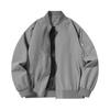 Mens Flight Jacket Casual Loose Baseball Coat Windproof Waterproof Stand Collar Sport Outerwear