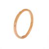 s/2mm Wide Ring Women Men Stainless Steel Black Rose Gold Color Minimalist Smooth Trendy Rings Couple Jewelry Gift