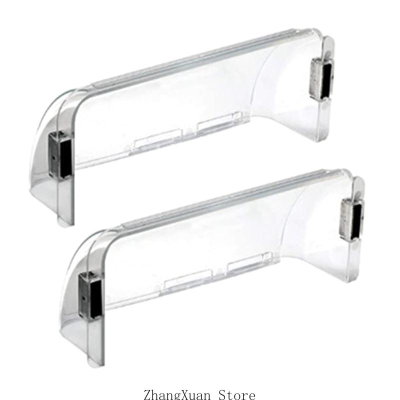 

2pcs Adjustable Air Vent Deflector Clear Deflector for Ceiling Registers Floor 3XUF CN