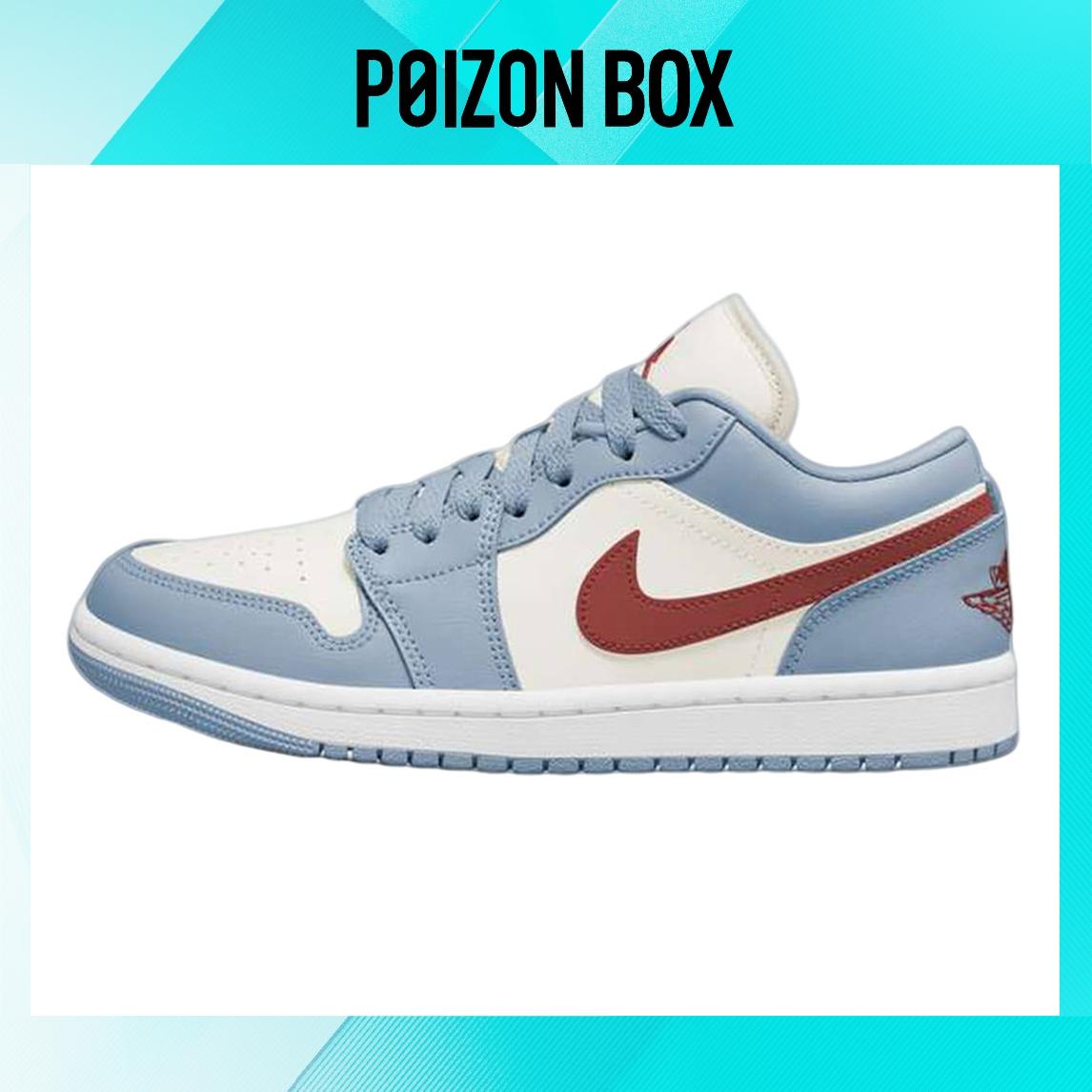 

кроссовки Jordan 1 Low Blue Whisper Dune Red (Women s) DC0774-164