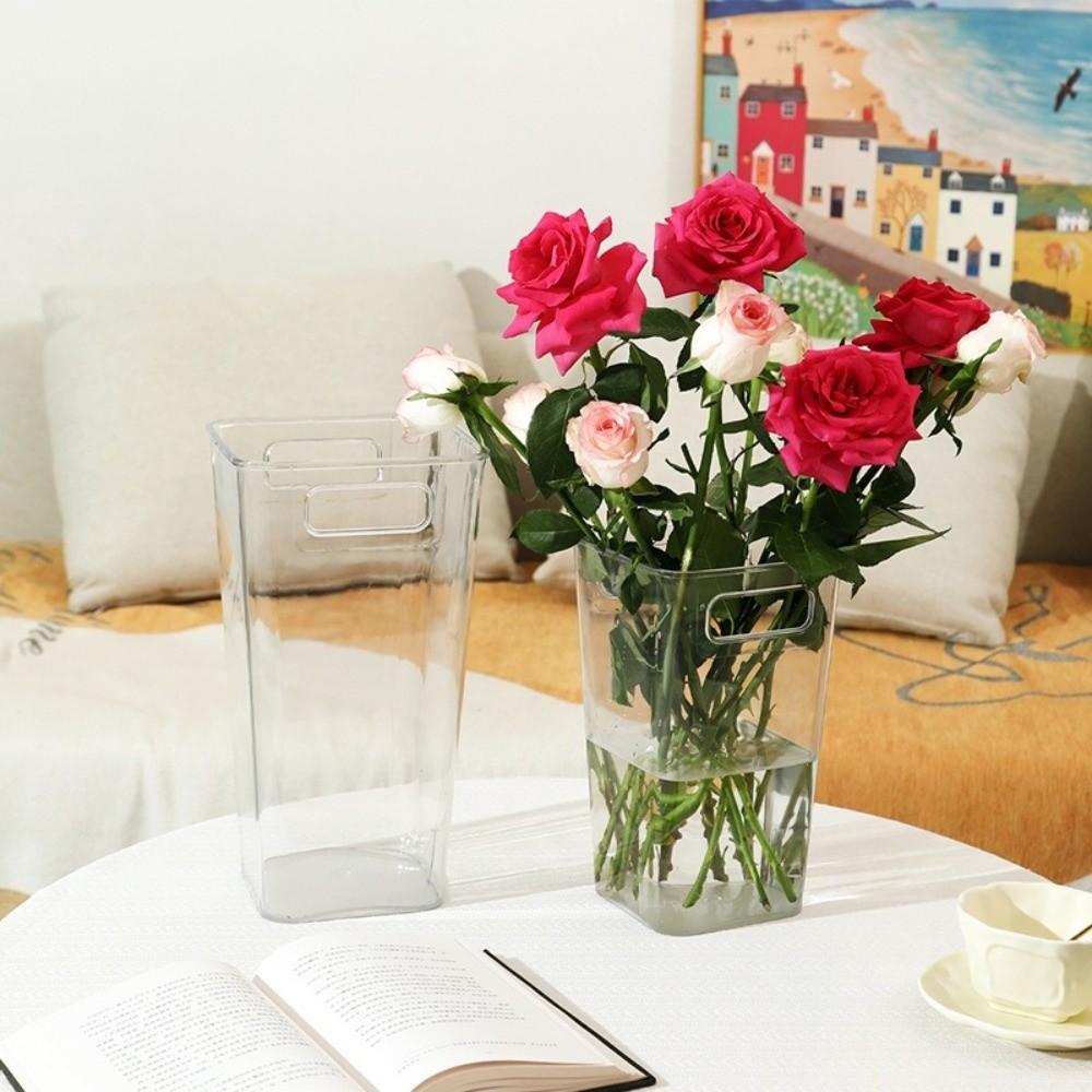 Modern Deep Water Flower Pot Nordic Style Flower Vase Household Flower Arrangement  Home Decoration