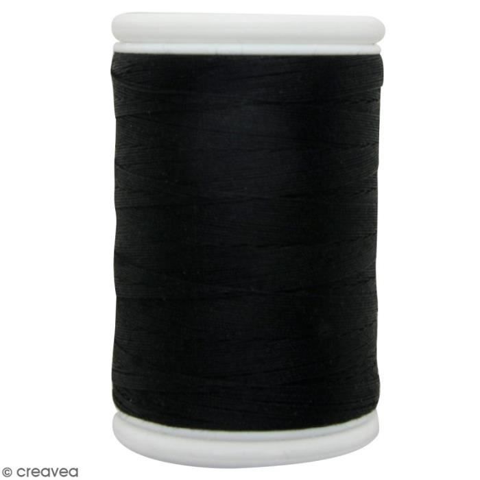Fil à coudre - DMC - Nv. 50 - Noir - 300 m - 100% coton