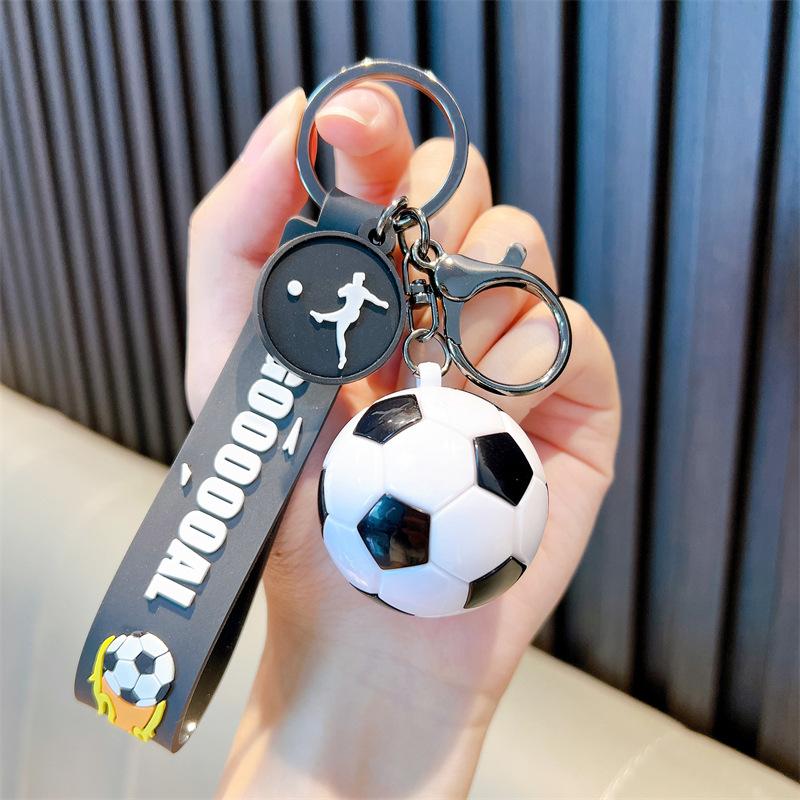 Football Keychain PVC Pendant Keyring Bag pendant Souvenirs Key Chain Gifts