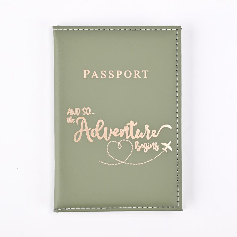 2024 Stylish PU Leather Passport and Ticket Holder with Textured Design