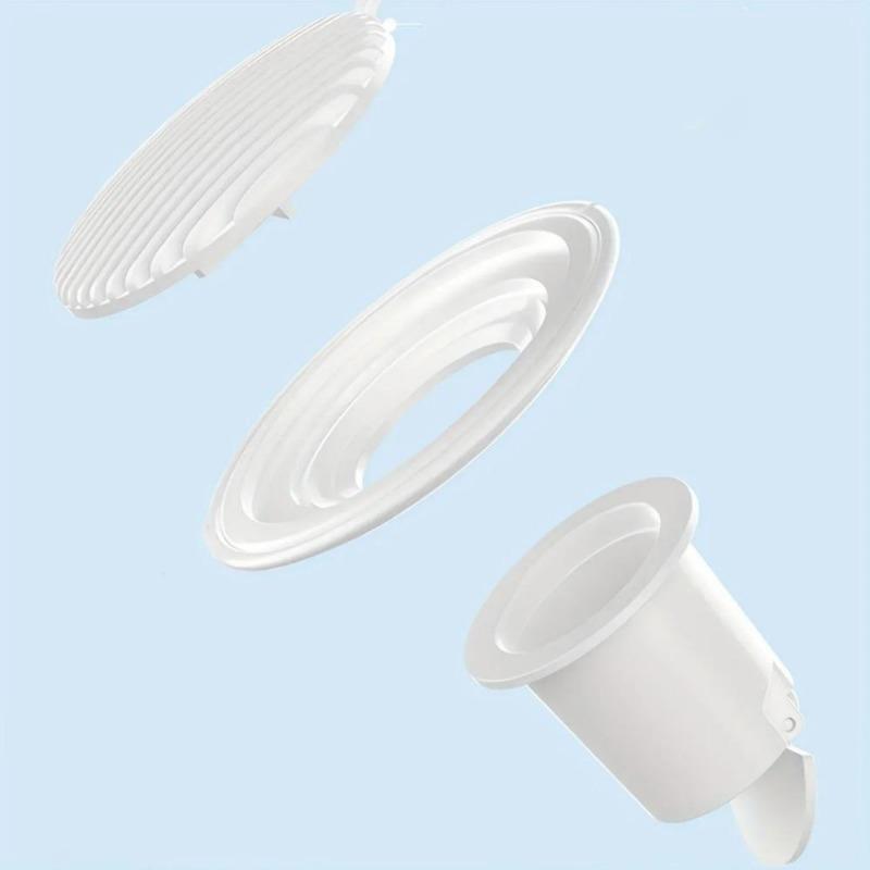 Adjustable Shower Drain Hair Catcher ABS Floor Drain Screen Cover Anti-Cockroach Pipe Odor Control Device Kitchen Accessories